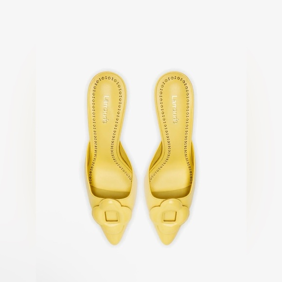 Larroude Shoes - New Larroude Flora Leather Pumps Mules size 7